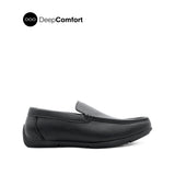 Schylar Venetian Men's Shoes - Black Leather