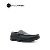 Schylar Venetian Men's Shoes - Black Leather