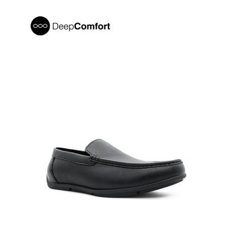 Schylar Venetian Men's Shoes - Black Leather