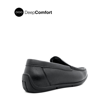Schylar Venetian Men's Shoes - Black Leather
