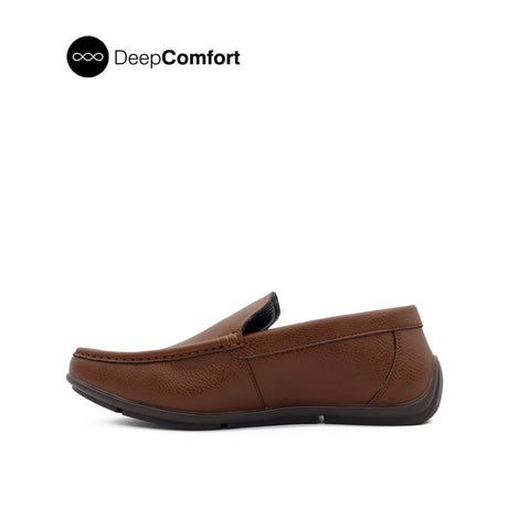 Schylar Venetian Men's Shoes - Tan Leather