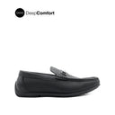 Schylar Metal Bit Men's Shoes - Black Leather
