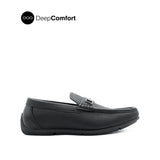 Schylar Metal Bit Men's Shoes - Black Leather