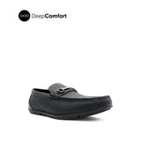 Schylar Metal Bit Men's Shoes - Black Leather