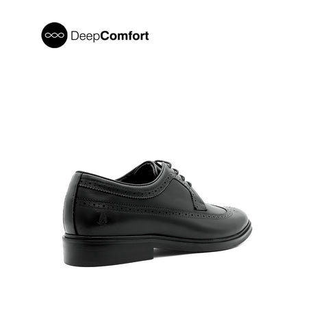 Nunzio Lace Up LW Men's Shoes - Black Leather Hush Puppies Philippines