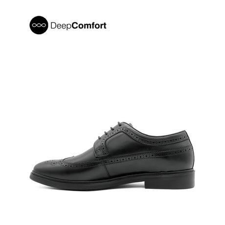 Nunzio Lace Up LW Men's Shoes - Black Leather Hush Puppies Philippines
