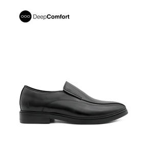 Nunzio Slip On BT Men's Shoes - Black Leather Hush Puppies Philippines