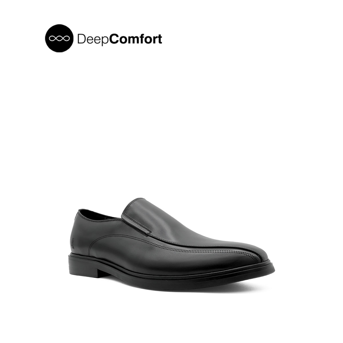 Nunzio Slip On BT Men's Shoes - Black Leather Hush Puppies Philippines