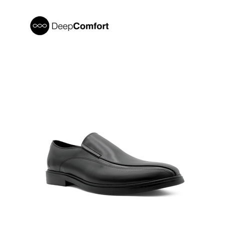 Nunzio Slip On BT Men's Shoes - Black Leather Hush Puppies Philippines
