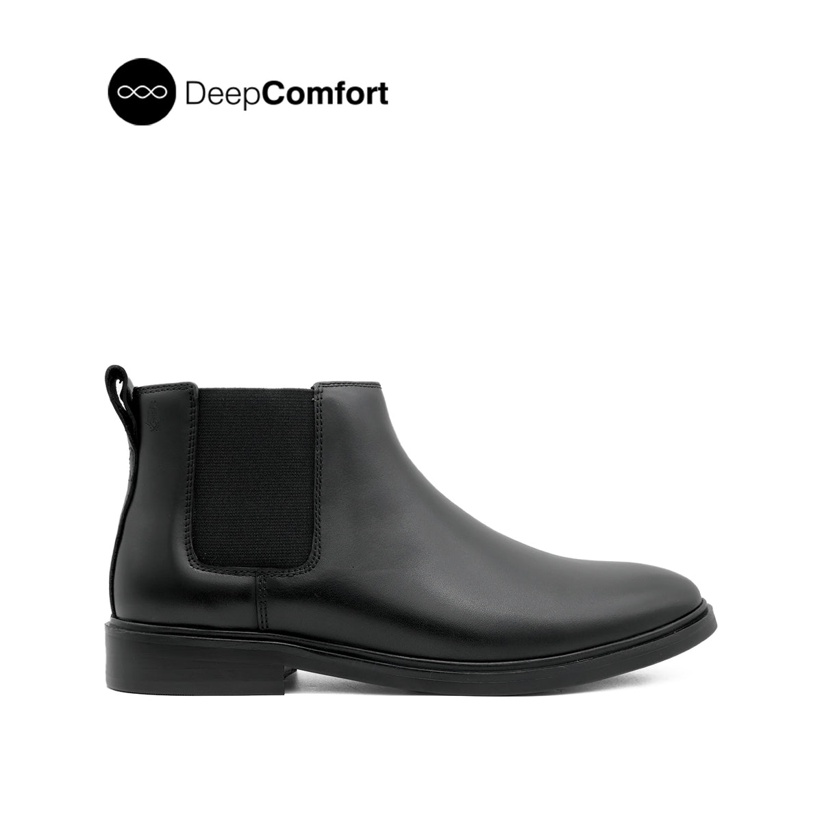Nunzio Chelsea PT Men's Boots - Black Leather Hush Puppies Philippines