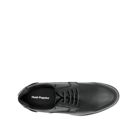Timothy Lace Up Men's Shoes - Black Leather Hush Puppies Philippines