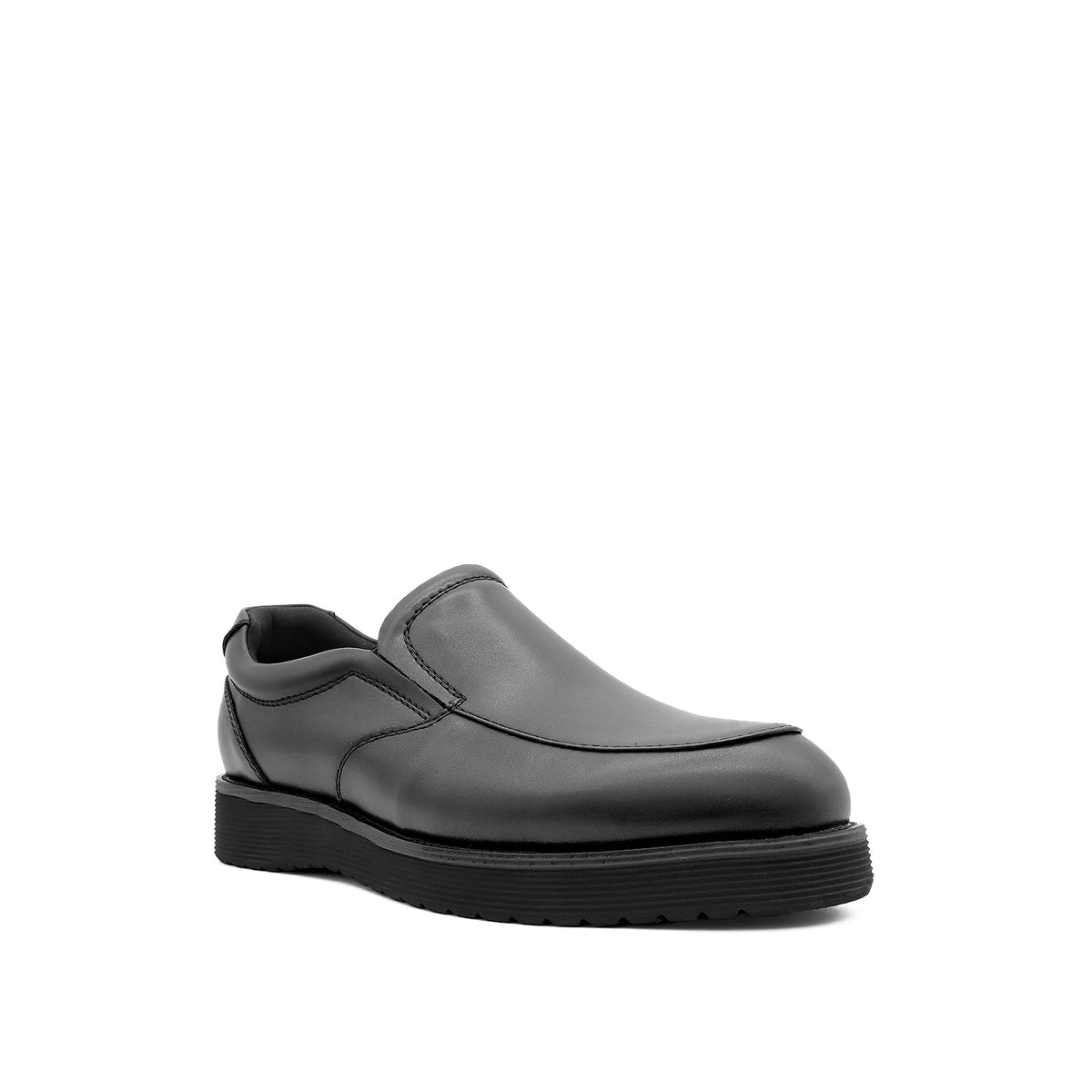 Timothy Slip On AT Men's Shoes - Black Leather Hush Puppies Philippines