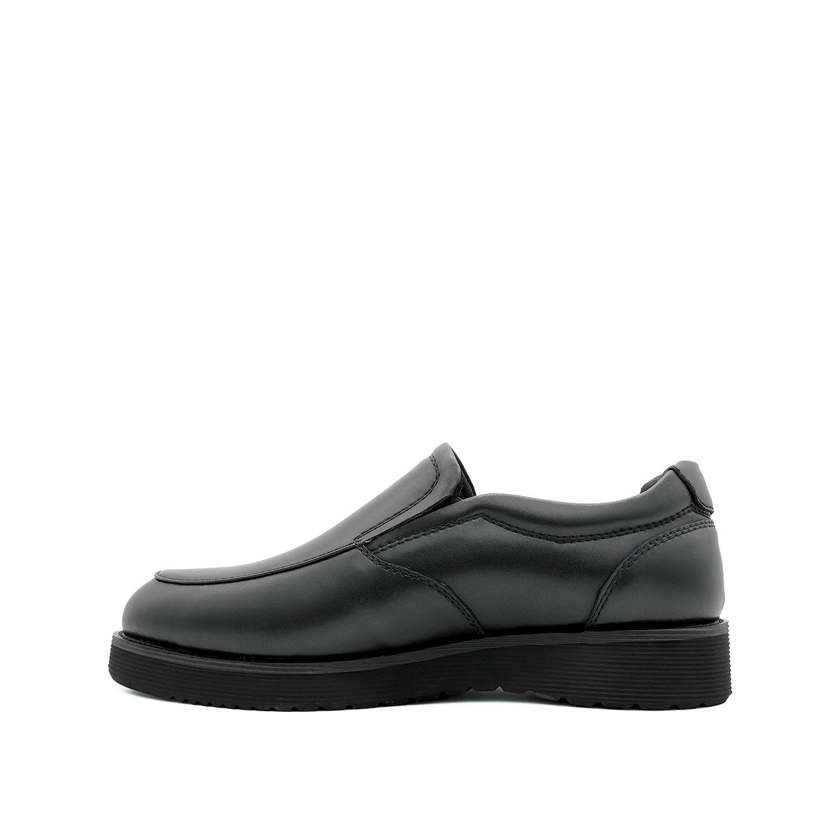 Timothy Slip On AT Men's Shoes - Black Leather Hush Puppies Philippines