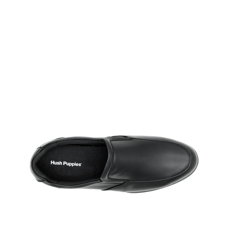 Timothy Slip On AT Men's Shoes - Black Leather Hush Puppies Philippines