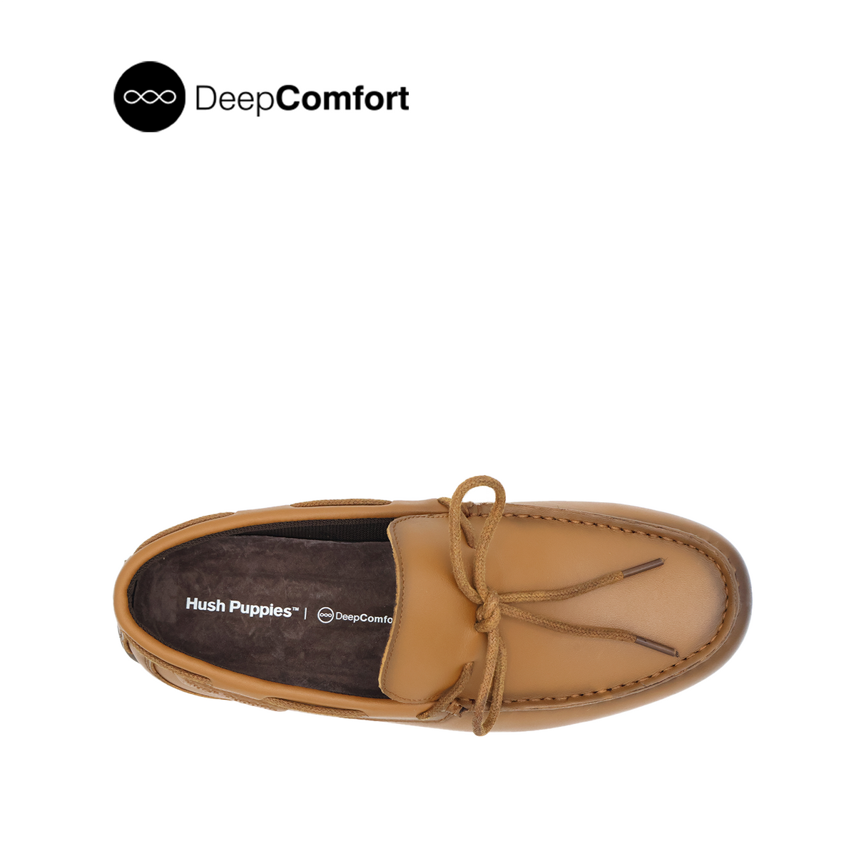 Raven Slip On Tie Men's Shoes - Dark Tan Leather