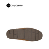 Raven Slip On Tie Men's Shoes - Dark Tan Leather