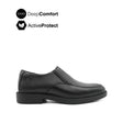 Salvador Slip On AT Men's Shoes - Black Leather Hush Puppies Philippines