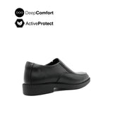 Salvador Slip On AT Men's Shoes - Black Leather Hush Puppies Philippines
