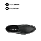 Salvador Slip On AT Men's Shoes - Black Leather Hush Puppies Philippines