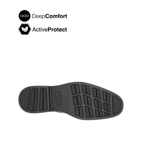 Salvador Slip On AT Men's Shoes - Black Leather Hush Puppies Philippines