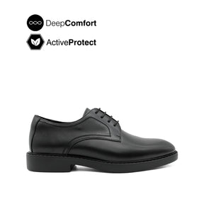 Salvador Lace Up PT Men's Shoes - Black Leather Hush Puppies Philippines