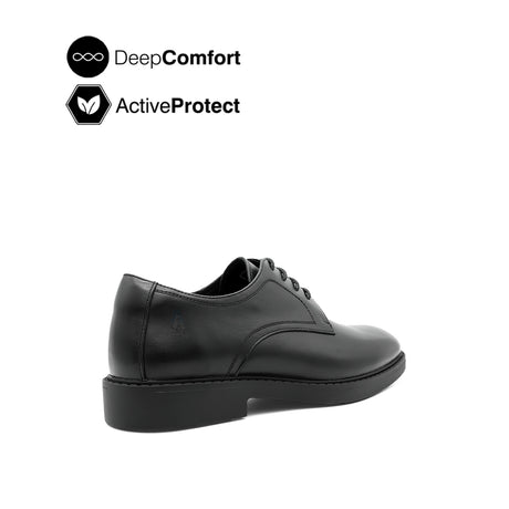 Salvador Lace Up PT Men's Shoes - Black Leather Hush Puppies Philippines