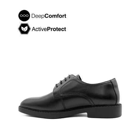 Salvador Lace Up PT Men's Shoes - Black Leather Hush Puppies Philippines