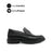Salvador Penny Men's Shoes - Black Leather Hush Puppies Philippines
