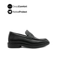 Salvador Penny Men's Shoes - Black Leather Hush Puppies Philippines
