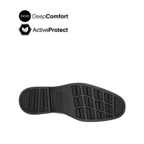 Salvador Penny Men's Shoes - Black Leather Hush Puppies Philippines