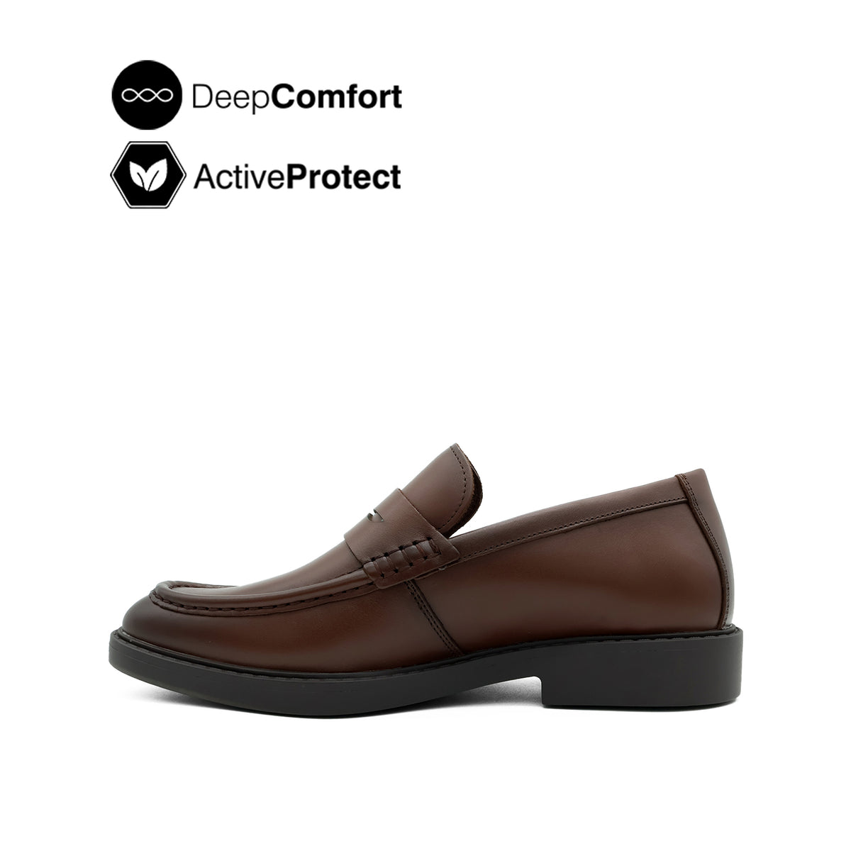 Salvador Penny Men's Shoes - Chestnut Brown Leather Hush Puppies Philippines