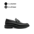Salvador Metal Bit Men's Shoes - Black Leather Hush Puppies Philippines