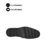 Salvador Metal Bit Men's Shoes - Black Leather Hush Puppies Philippines