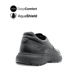 Reid Lace Up Apron Toe Men's Shoes - Black Leather