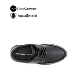 Reid Lace Up Apron Toe Men's Shoes - Black Leather