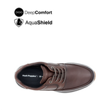 Reid Lace Up Apron Toe Men's Shoes - Dark Brown Leather