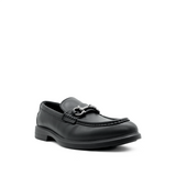 Taylor Metal Bit Men's Shoes - Black Leather Hush Puppies Philippines