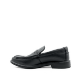 Taylor Penny Men's Shoes - Black Leather Hush Puppies Philippines