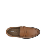 Taylor Penny Men's Shoes - Deep Tan Leather Hush Puppies Philippines