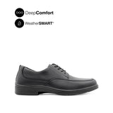 Vigo Lace Up Apron Toe Men's Shoes - Black Leather WP