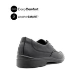 Vigo Lace Up Apron Toe Men's Shoes - Black Leather WP