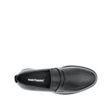 Ruffy Penny Men's Shoes - Black Leather