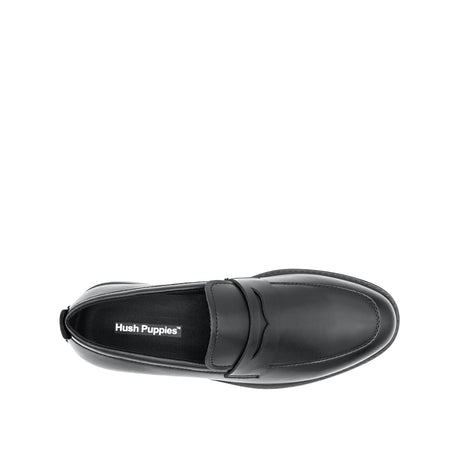 Ruffy Penny Men's Shoes - Black Leather