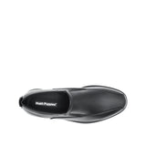 Ruffy Slip On Bike Toe Men's Shoes - Black Leather