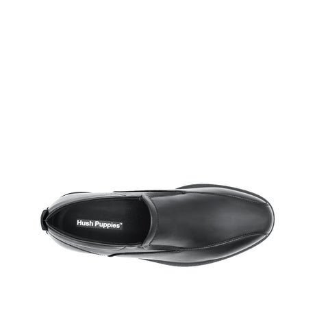 Ruffy Slip On Bike Toe Men's Shoes - Black Leather