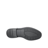 Ruffy Slip On Bike Toe Men's Shoes - Black Leather