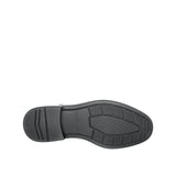 Ruffy Slip On Apron Toe Men's Shoes - Black Leather