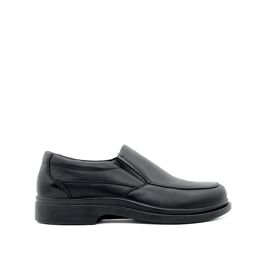 Discount on Hush Puppies  shoes - SKU: Luis Slip On AT Men's Shoes - Black Leather
