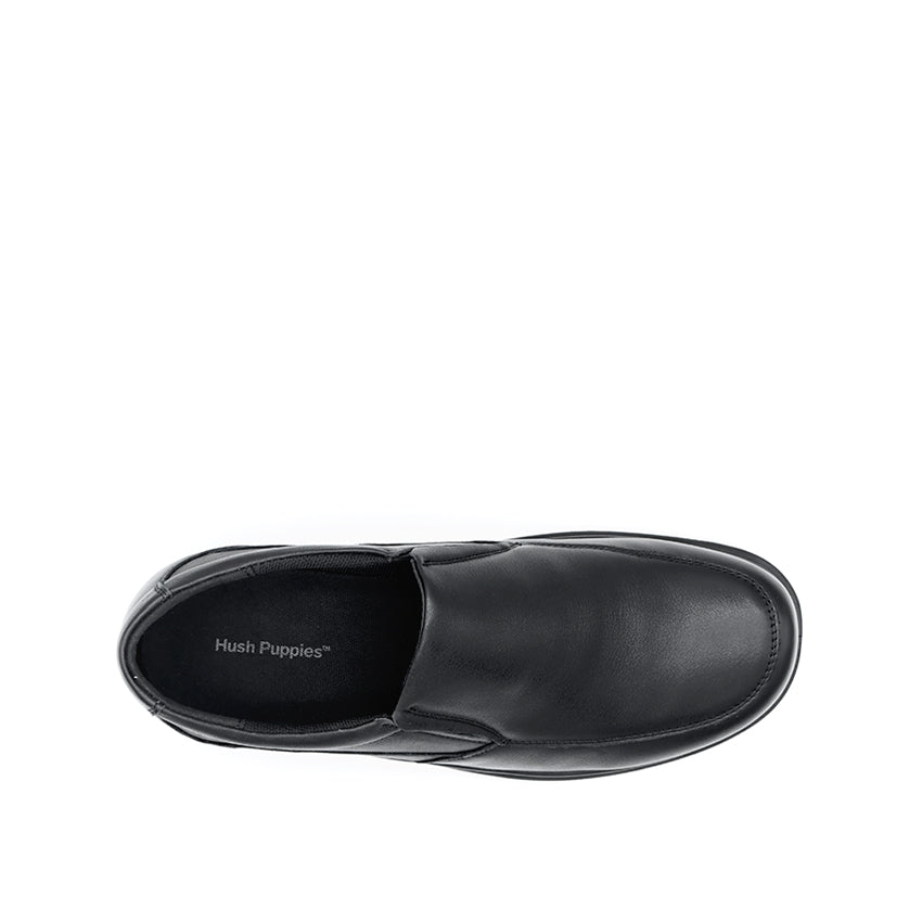 Luis Slip On AT Men's Shoes - Black Leather