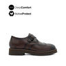 King Monk Strap WT Men's Shoes - Brown Leather